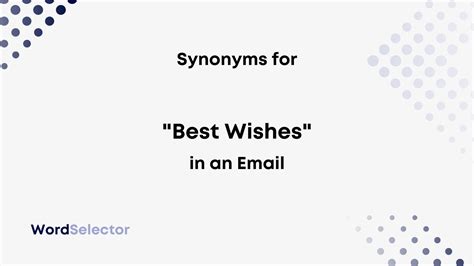 best wishes synonym